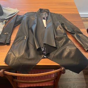 Brand New Italian Leather Jacket